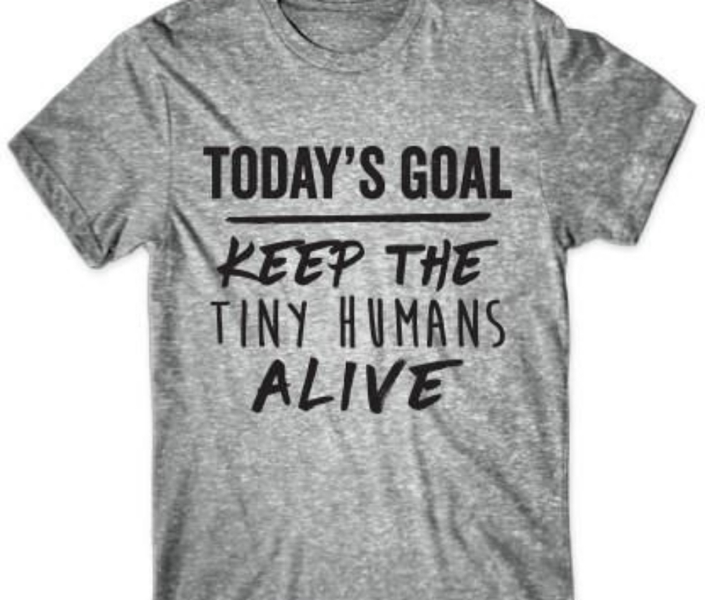 Mom goals!! 100% cotton Jersey Unisex Tee